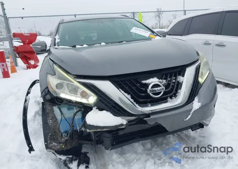 2015 Nissan Murano Sv z USA, uszkodzony, nr VIN 5N1AZ2MG6FN272556